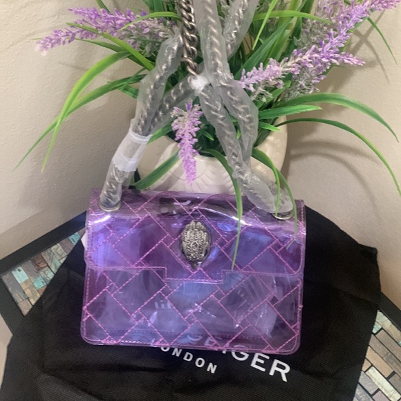 Kurt Geiger London Rainbow Shop Mini Kensington Transparent Shoulder Bag - Picture 16 of 17